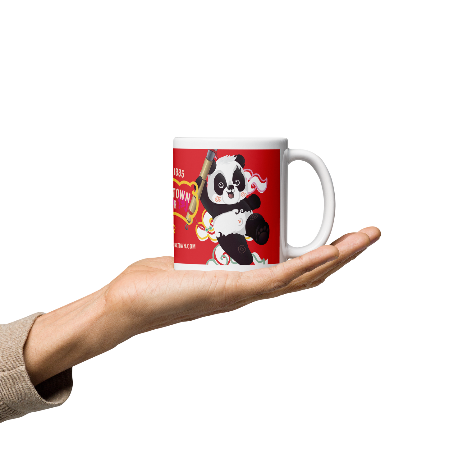 Van Van Party Mug - White